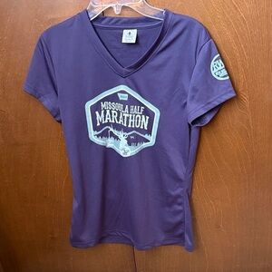 Missoula Half Marathon 2024 T-Shirt NWOT Sz Small Purple